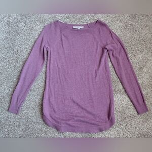 LOFT Lavender Knit Top Women's Size XS